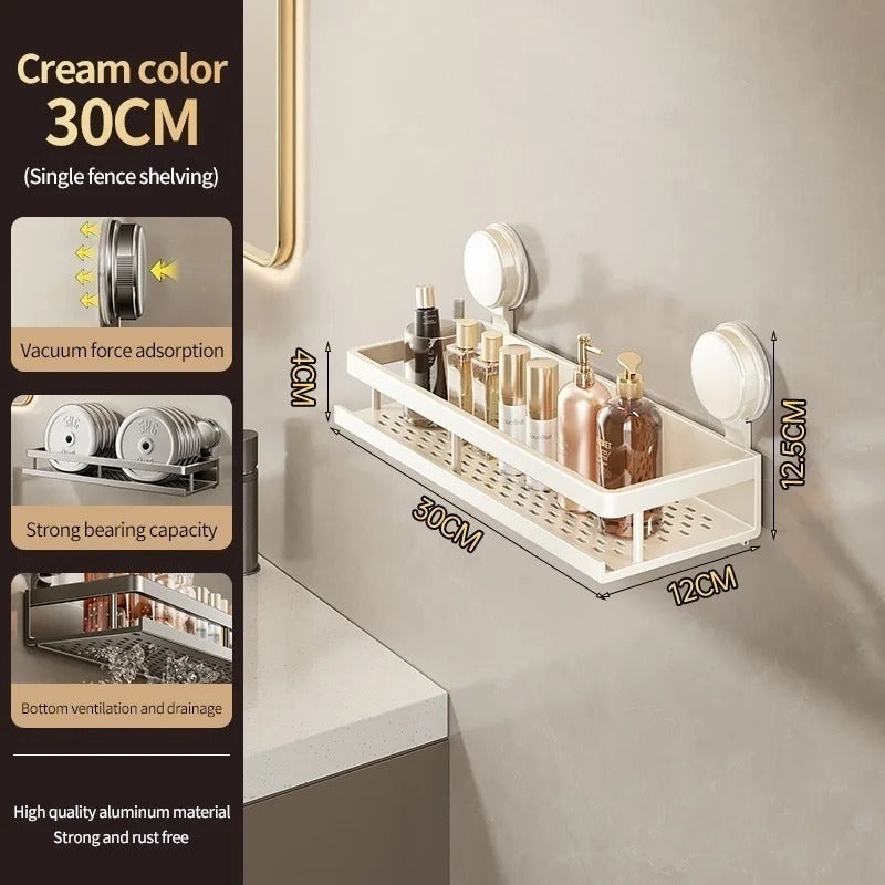 Bathroom Wall Shelf Suction Cup