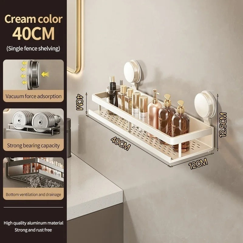 Bathroom Wall Shelf Suction Cup