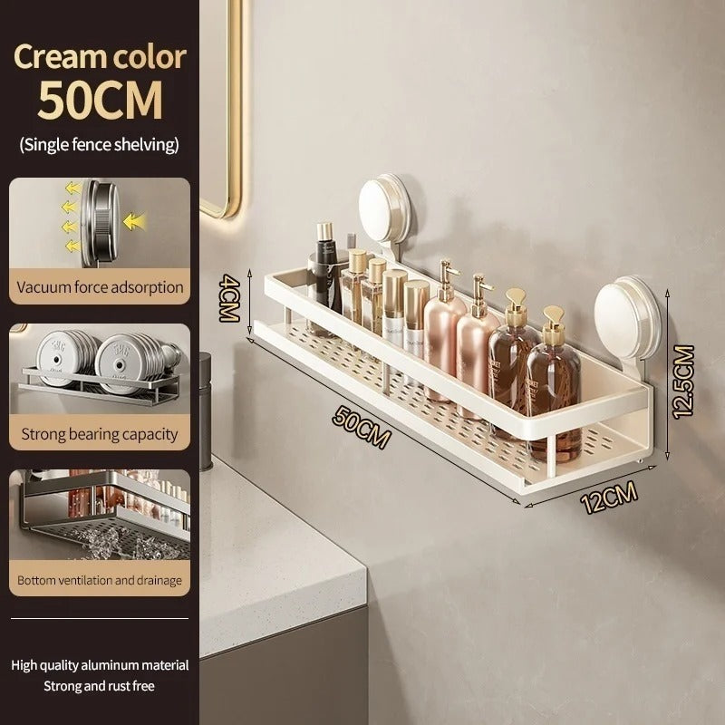 Bathroom Wall Shelf Suction Cup