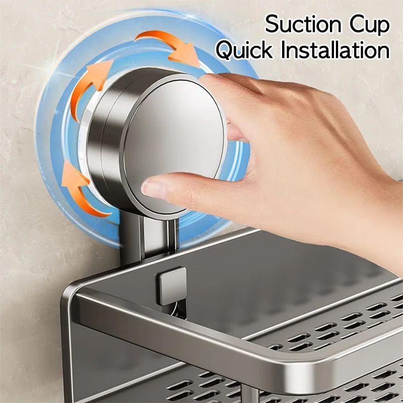 Bathroom Wall Shelf Suction Cup