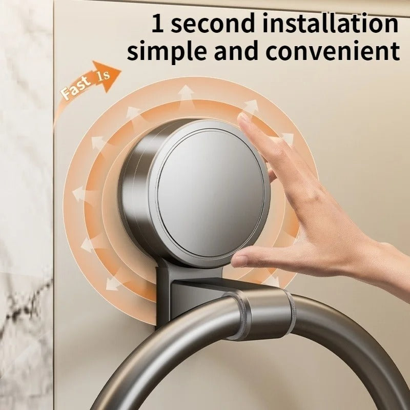 Towel Ring for Kitchen Bathroom Suction Cup Mounted