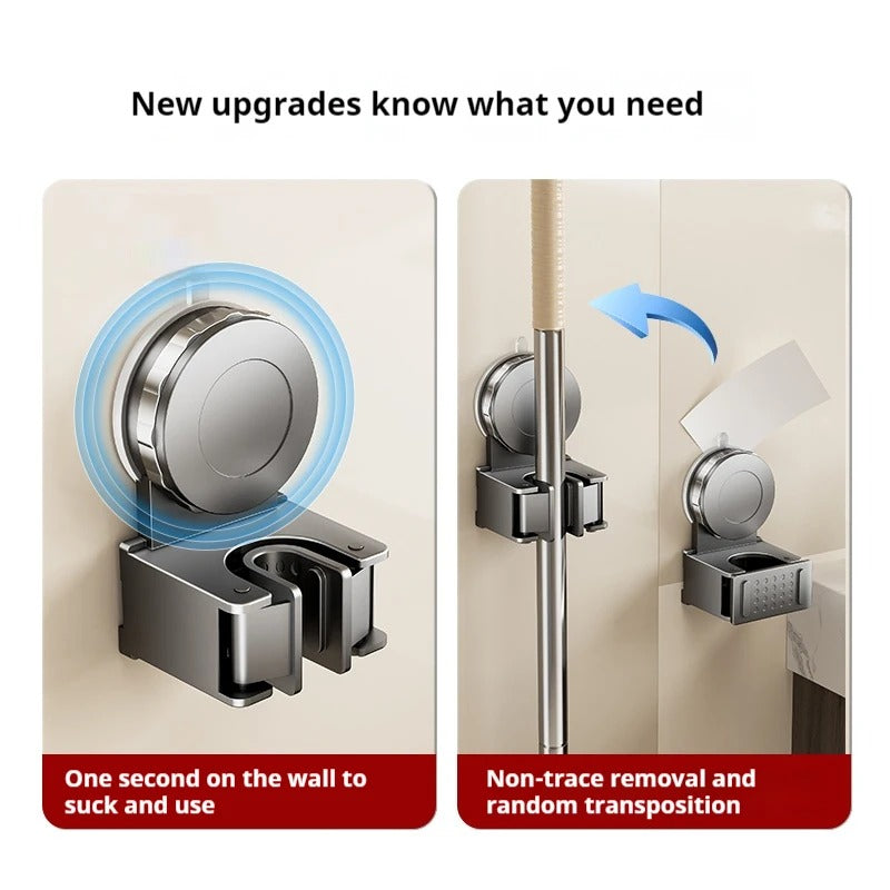 Suction Cup Mop and Broom Holder