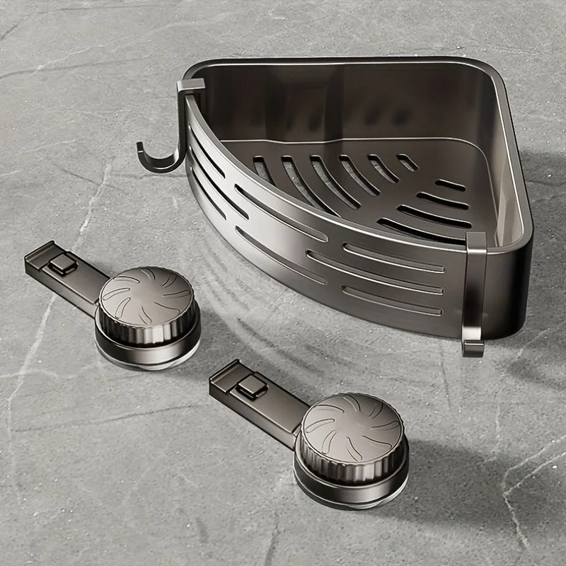 Suction Cup Bathroom Corner Shelf