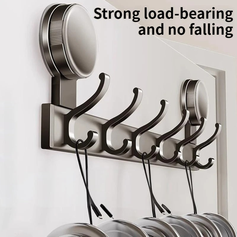 Wall Hook Rack Hanger Suction Cup Mounted
