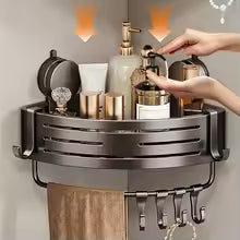 Suction Cup Bathroom Corner Shelf