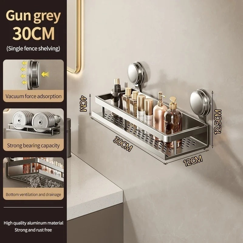 Bathroom Wall Shelf Suction Cup