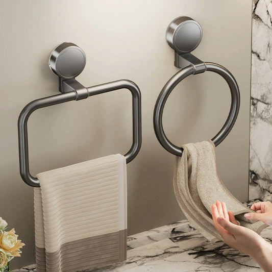 Towel Ring for Kitchen Bathroom Suction Cup Mounted