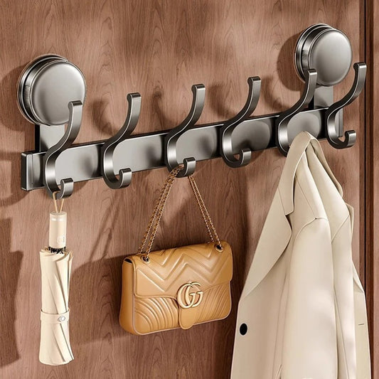 Wall Hook Rack Hanger Suction Cup Mounted