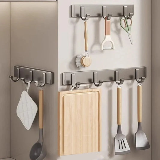 Wall Hooks Hanger Rack Adhesive Mounted